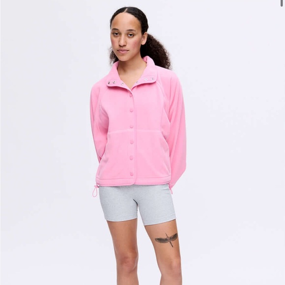 Outdoor voices RecFleece Snap Jacket in sorbet - Picture 2 of 4